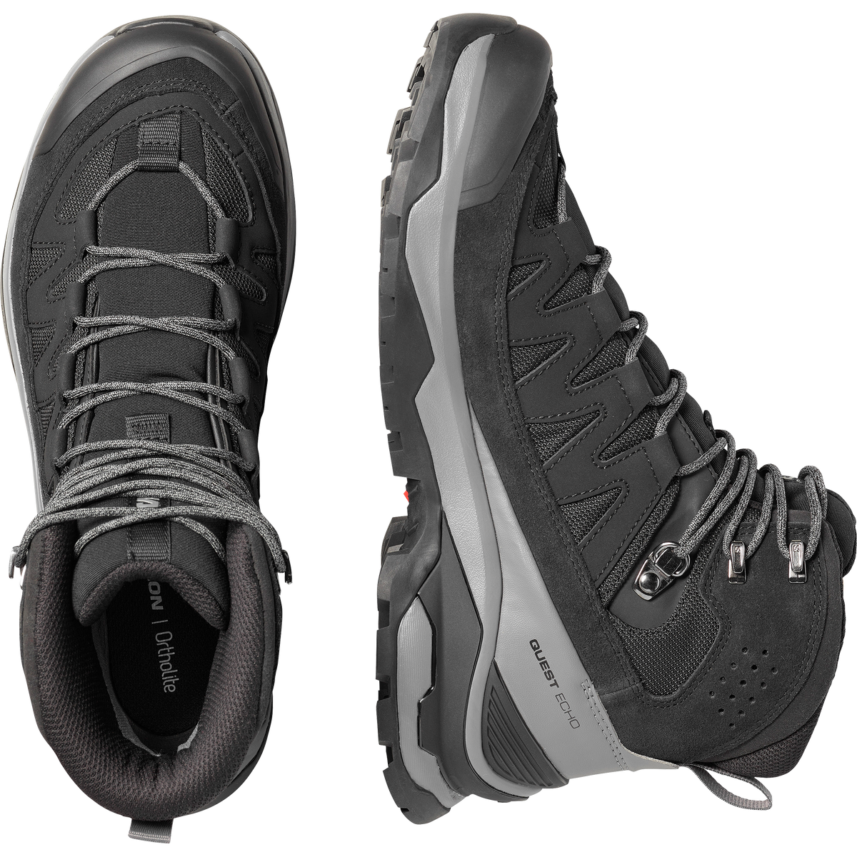 Salomon QUEST ECHO GORE TEX Homme - Black / Castlerock / Black - vue 2