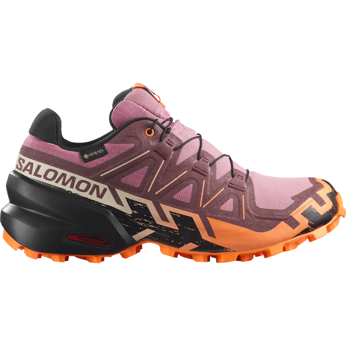 Salomon SPEEDCROSS 6 GORE-TEX Femme - Dusky Orchid / Huckleberry / Nectarine