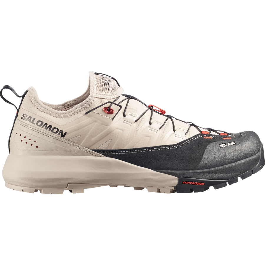 Salomon S/LAB ALPINWAY Unisex - Goat / Black / Fiery Red