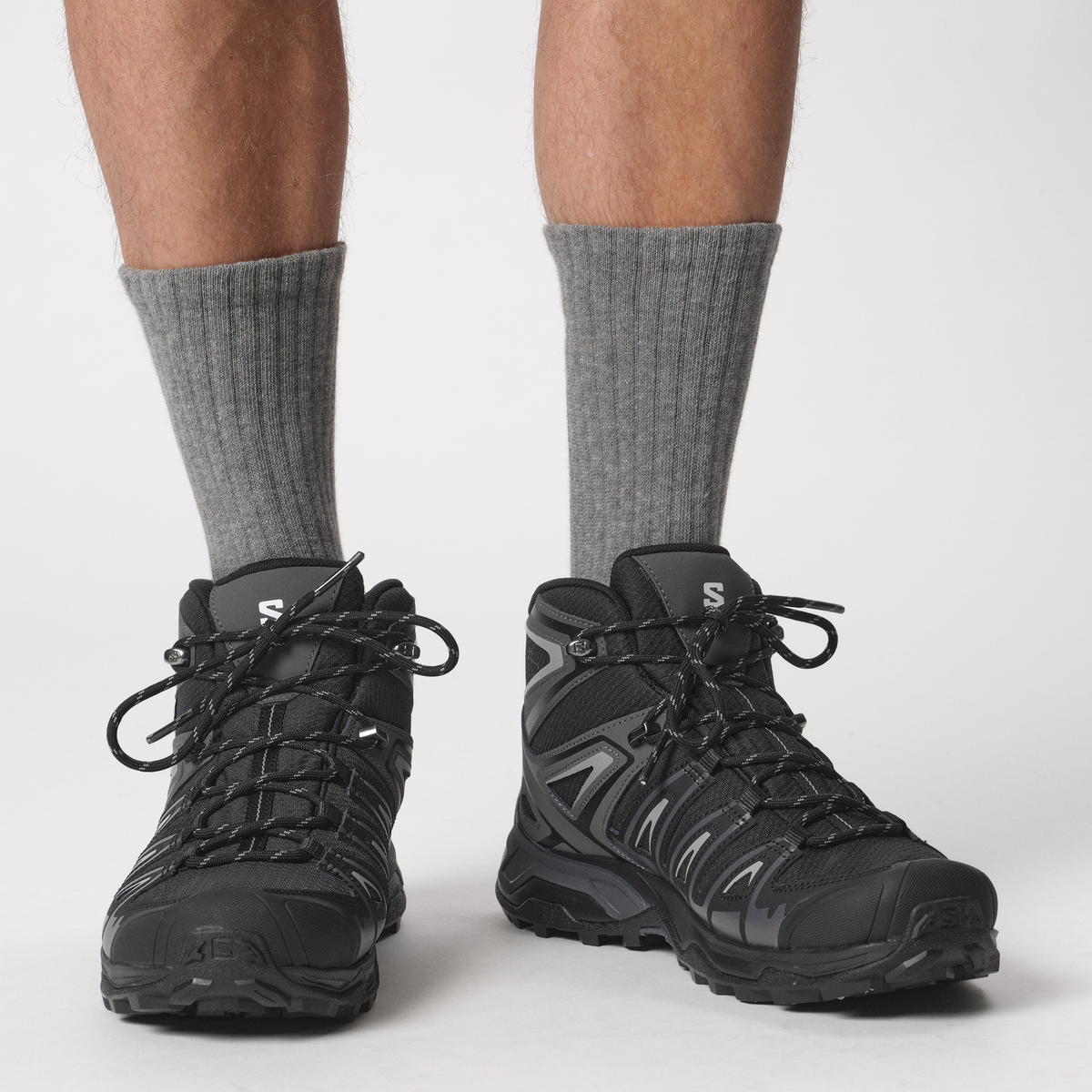 Salomon EXVANTAGE MID WATERPROOF Homme - Black / Magnet / Sharkskin - vue 4