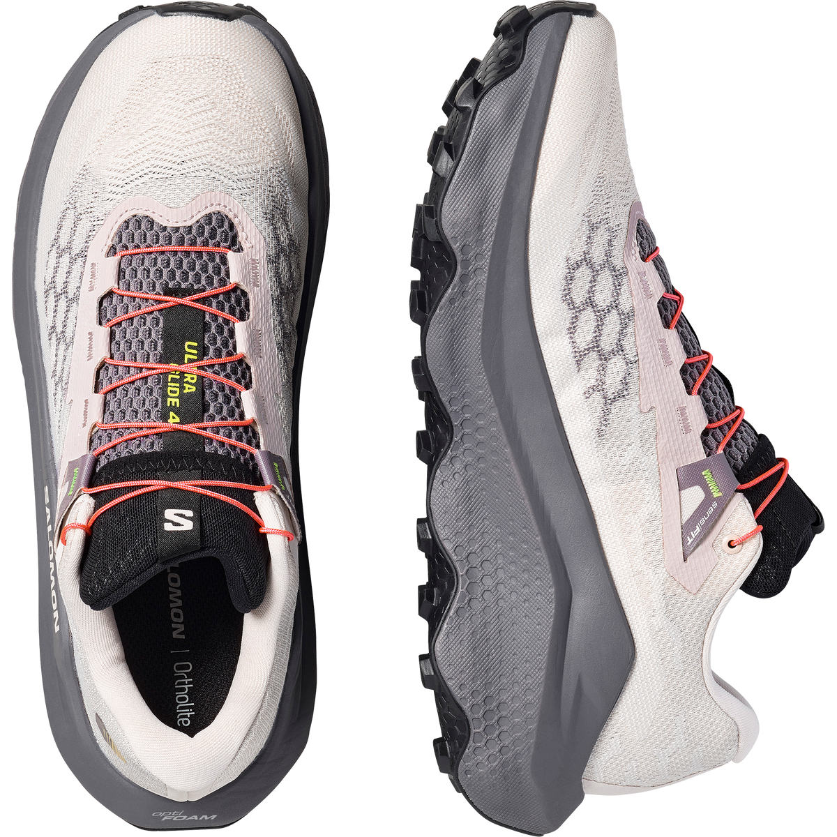Salomon ULTRA GLIDE 4 WIDE Unisexe - Lilac Ash / Excalibur / Pink Yarrow - vue 2