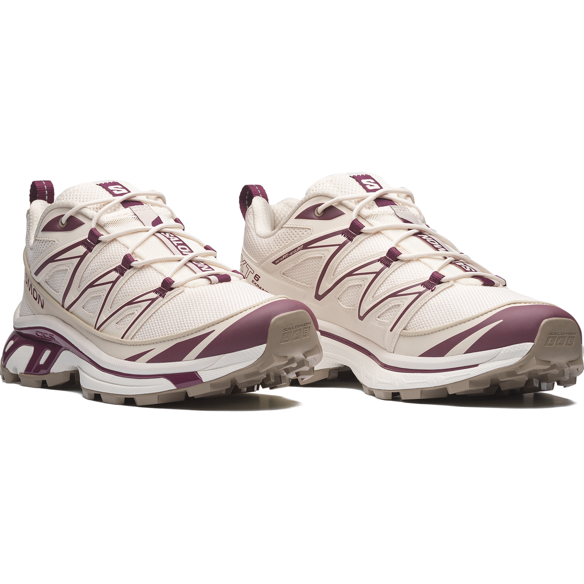 Salomon XT-6 EXPANSE Unisexe - Vanilla Ice / Maroon Banner / Almond Milk - vue 3
