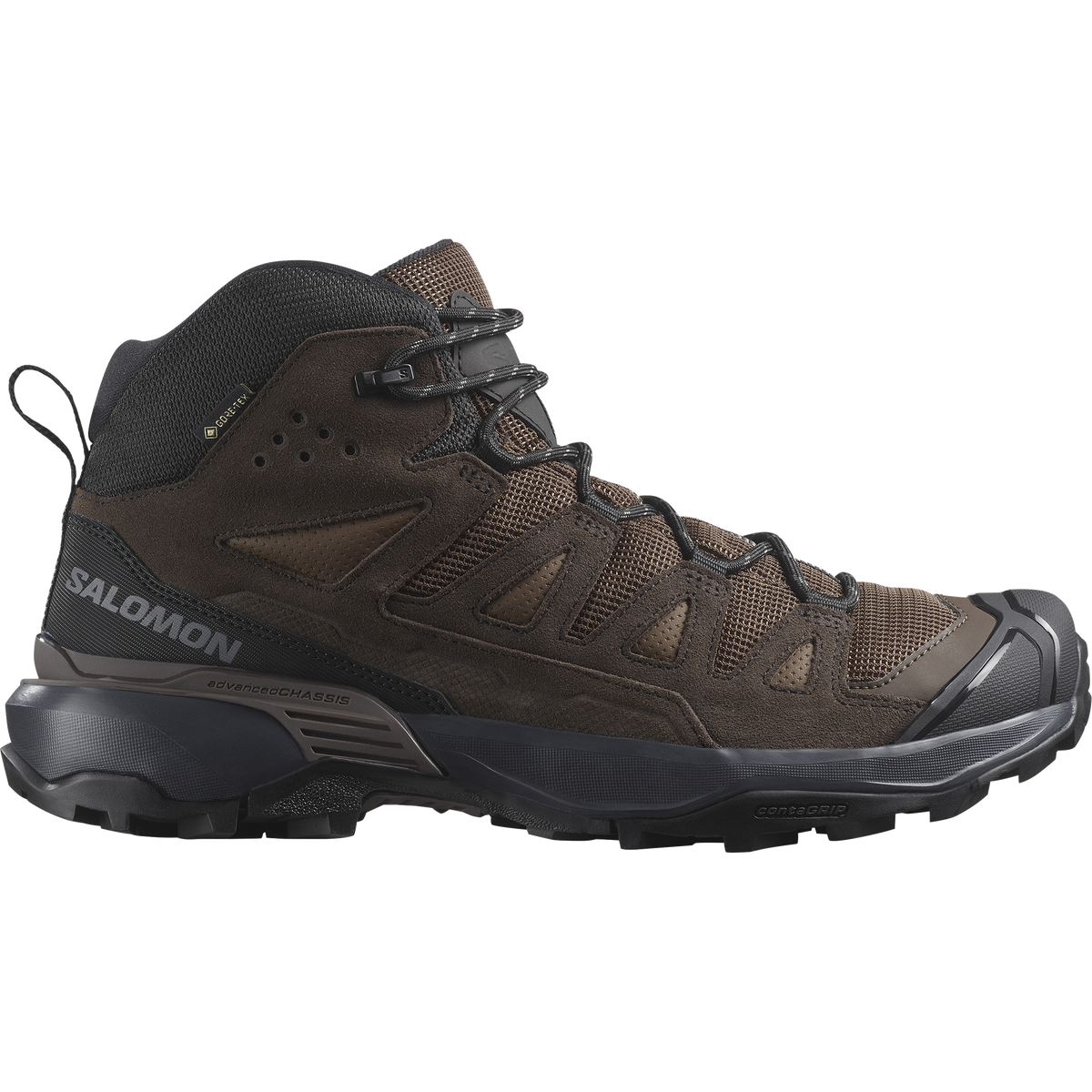 Salomon X ULTRA 360 LEATHER MID GORE-TEX Homme - Dark Earth / Delicioso / Castlerock