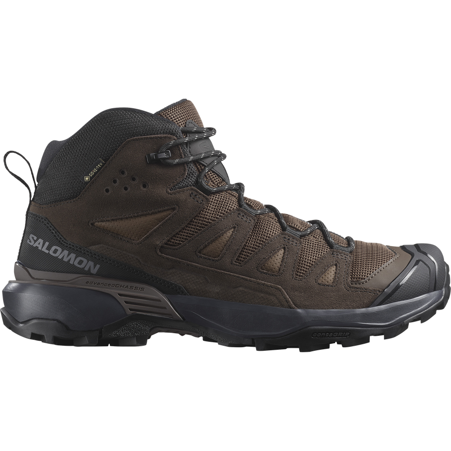 Salomon X ULTRA 360 LEATHER MID GORE-TEX Hombre - Dark Earth / Delicioso / Castlerock