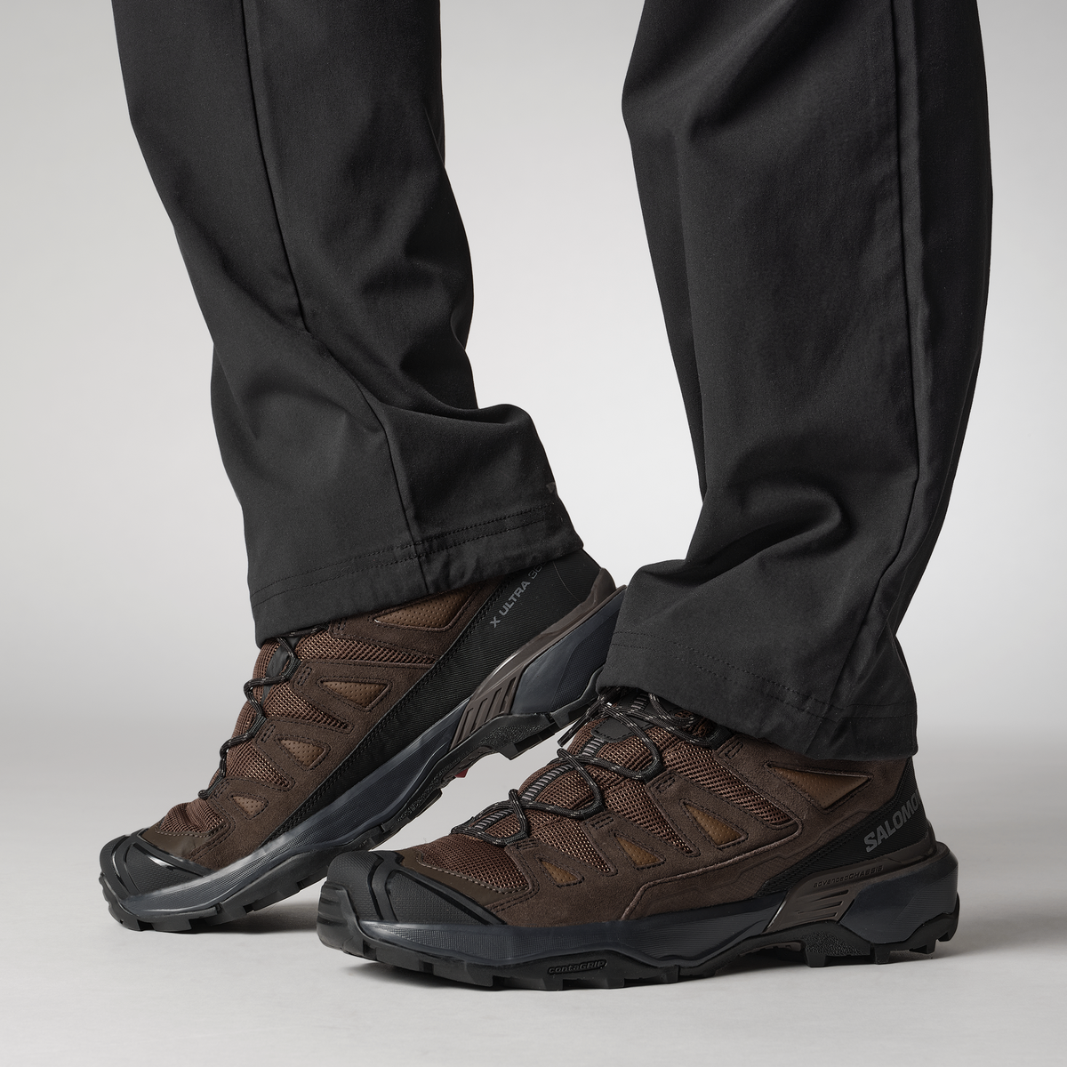 Salomon X ULTRA 360 LEATHER MID GORE-TEX Homme - Dark Earth / Delicioso / Castlerock - vue 4