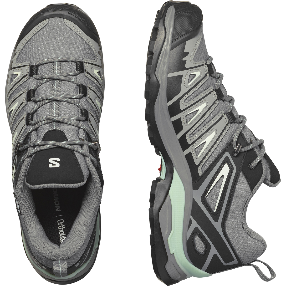 Salomon EXVANTAGE WATERPROOF Femme - Quiet Shade / Sharkskin / Clearly Aqua - vue 2