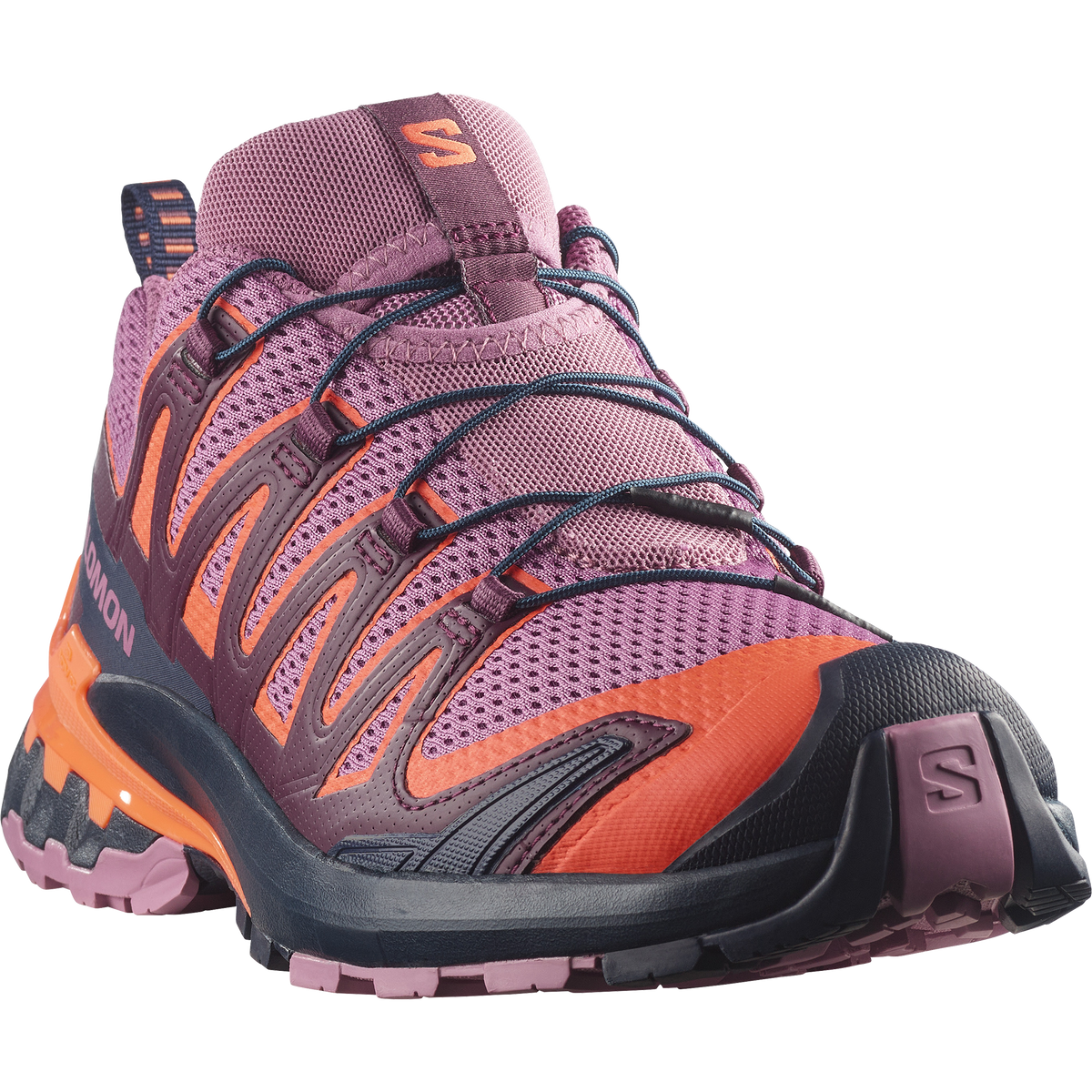 Salomon XA PRO 3D V9 Femme - Dusky Orchid / Huckleberry / Nectarine - vue 5