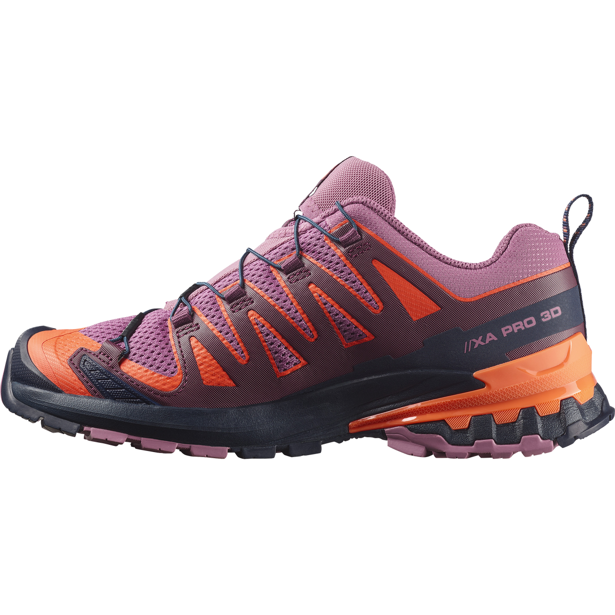 Salomon XA PRO 3D V9 Femme - Dusky Orchid / Huckleberry / Nectarine - vue 3