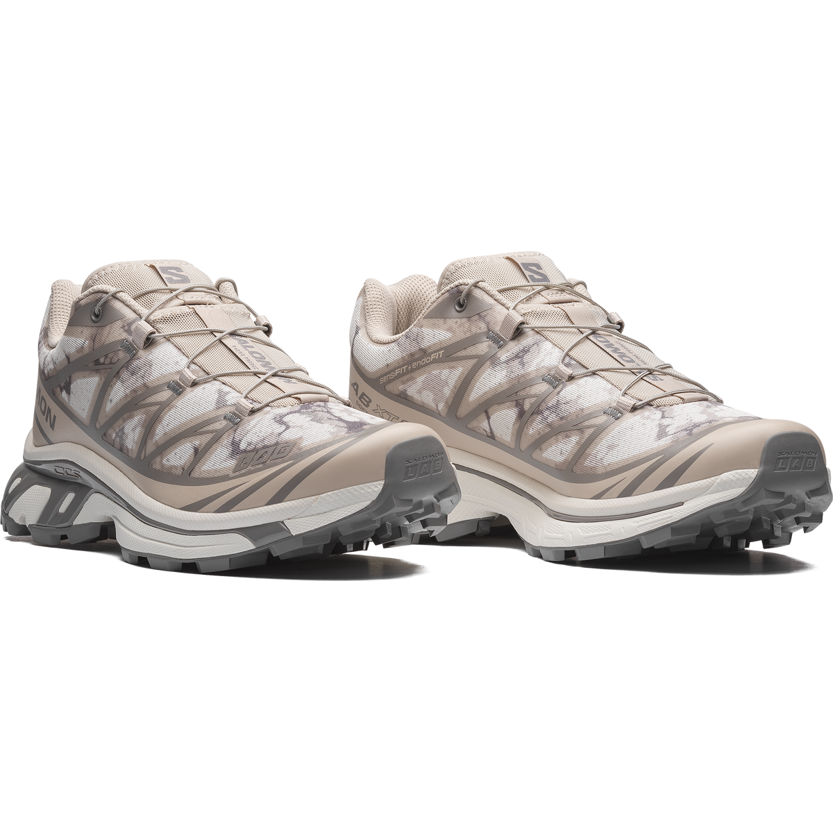 Salomon XT-6 STORMSHADE Unisexe - Silver Cloud / Cloudburst / Vanilla Ice - vue 3