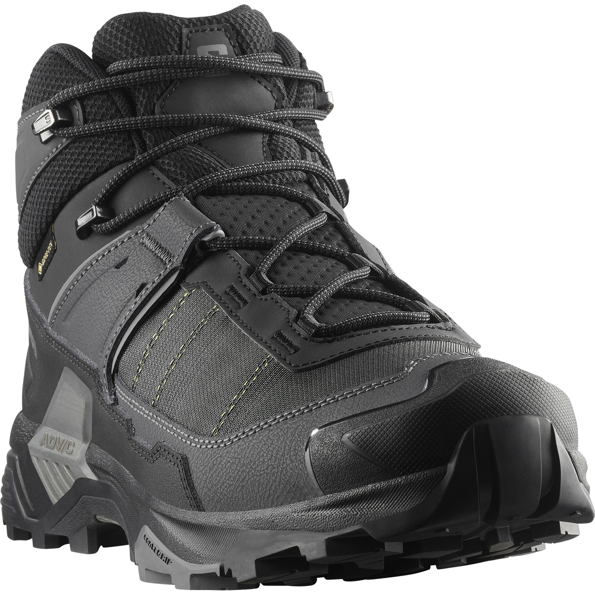 Salomon X ULTRA 5 MID WIDE GORE-TEX Homme - Black / Asphalt / Castlerock - vue 4