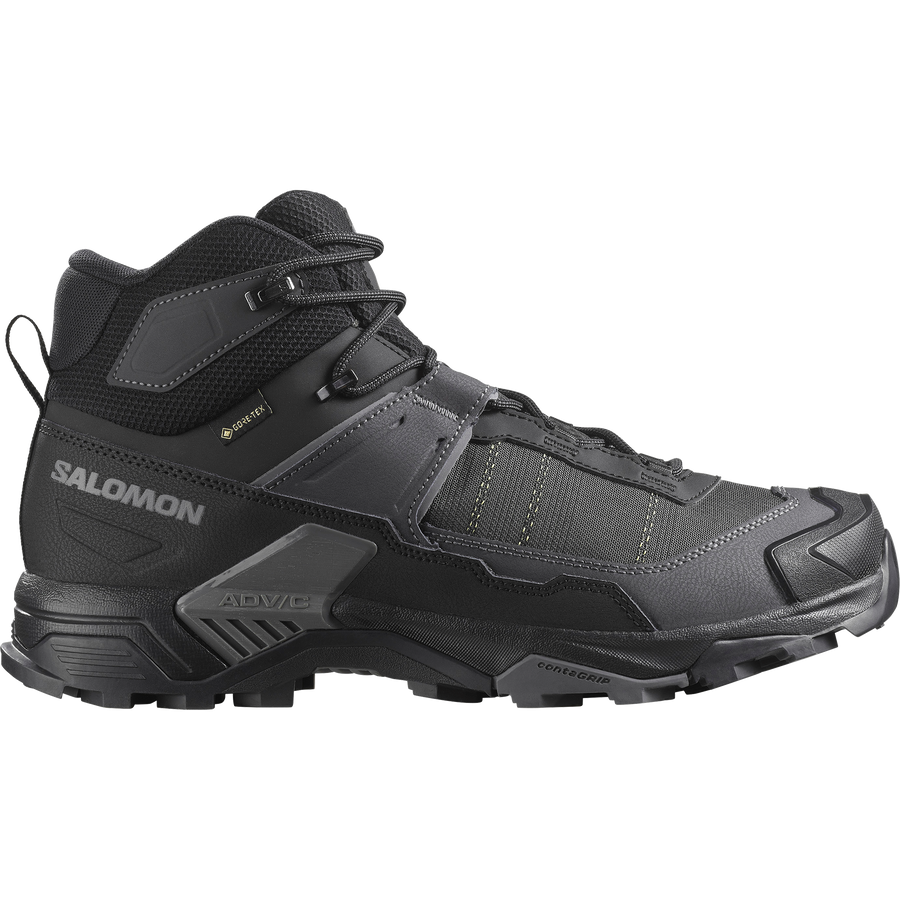 Salomon X ULTRA 5 MID WIDE GORE-TEX Hombre - Black / Asphalt / Castlerock