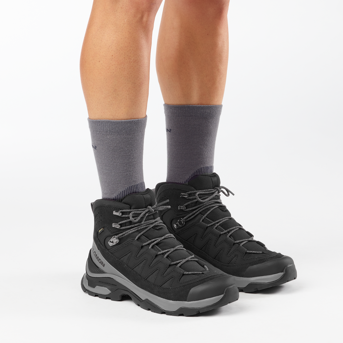 Salomon QUEST ECHO GORE TEX Homme - Black / Castlerock / Black - vue 4