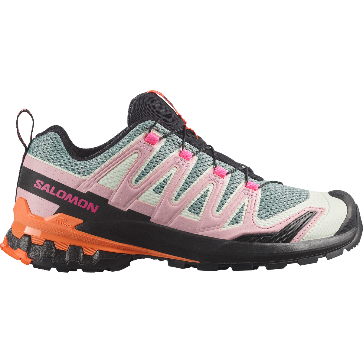 Salomon XA PRO 3D V9 STORM Femme - Green Milieu / Black / Dragon Fire