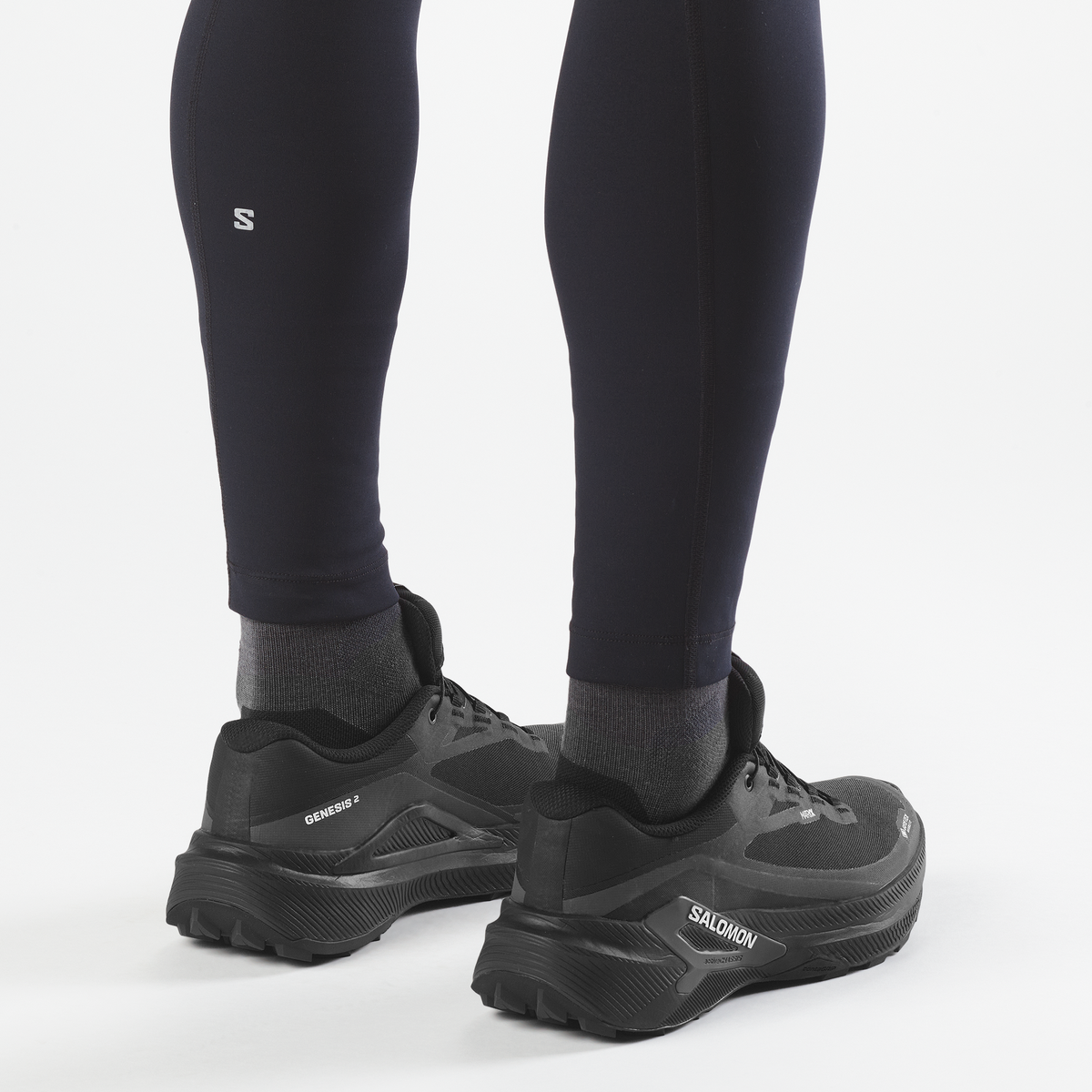 Salomon GENESIS 2 GORE-TEX Homme - Black / Black / White - vue 4