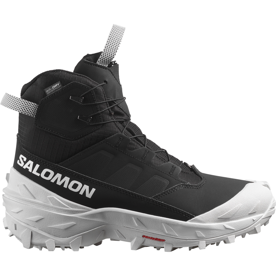 Salomon CROSSTRAK POWDER WATERPROOF Hombre - Black / Black / White