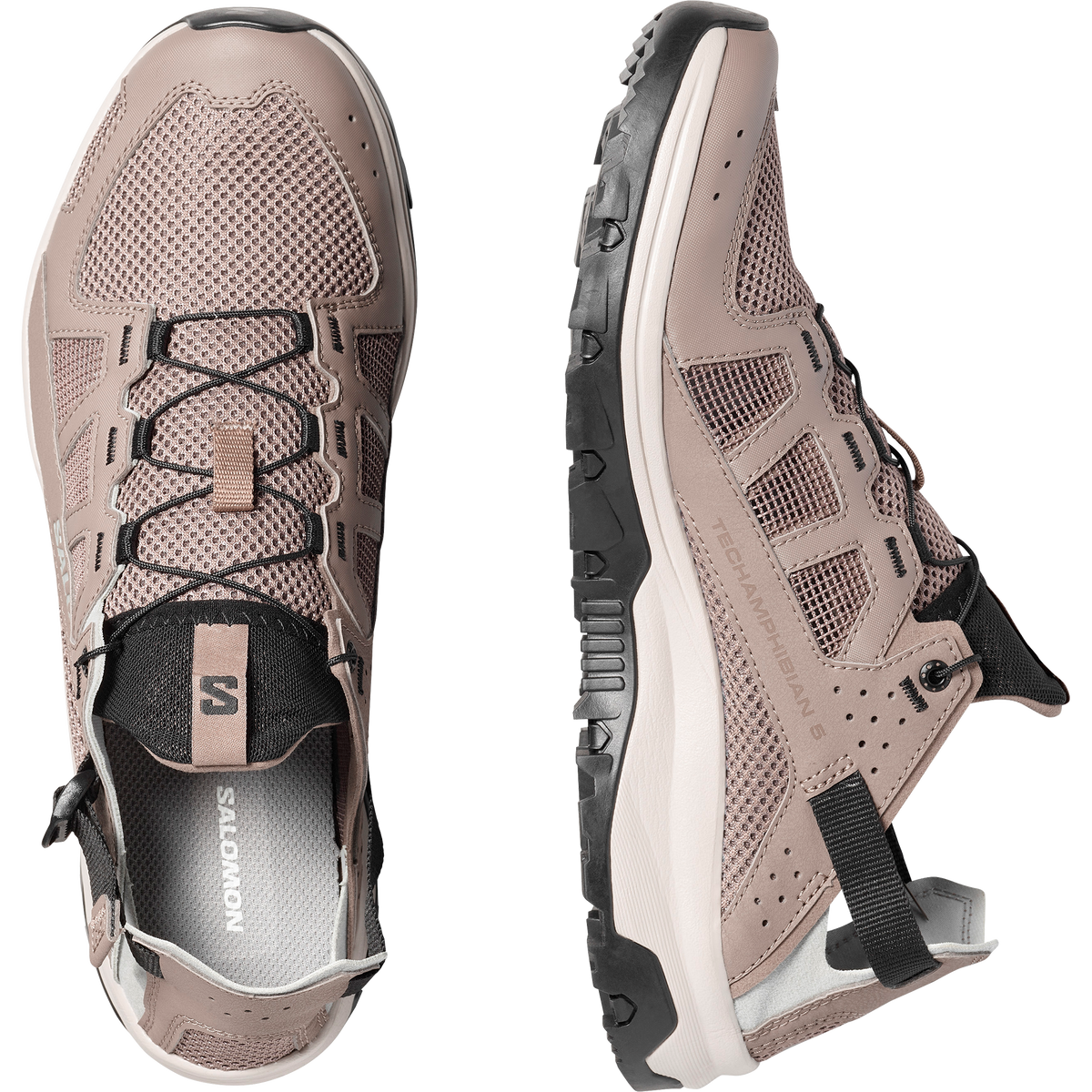 Salomon TECHAMPHIBIAN 5 Homme - Walnut / Wrought Iron / Black - vue 2