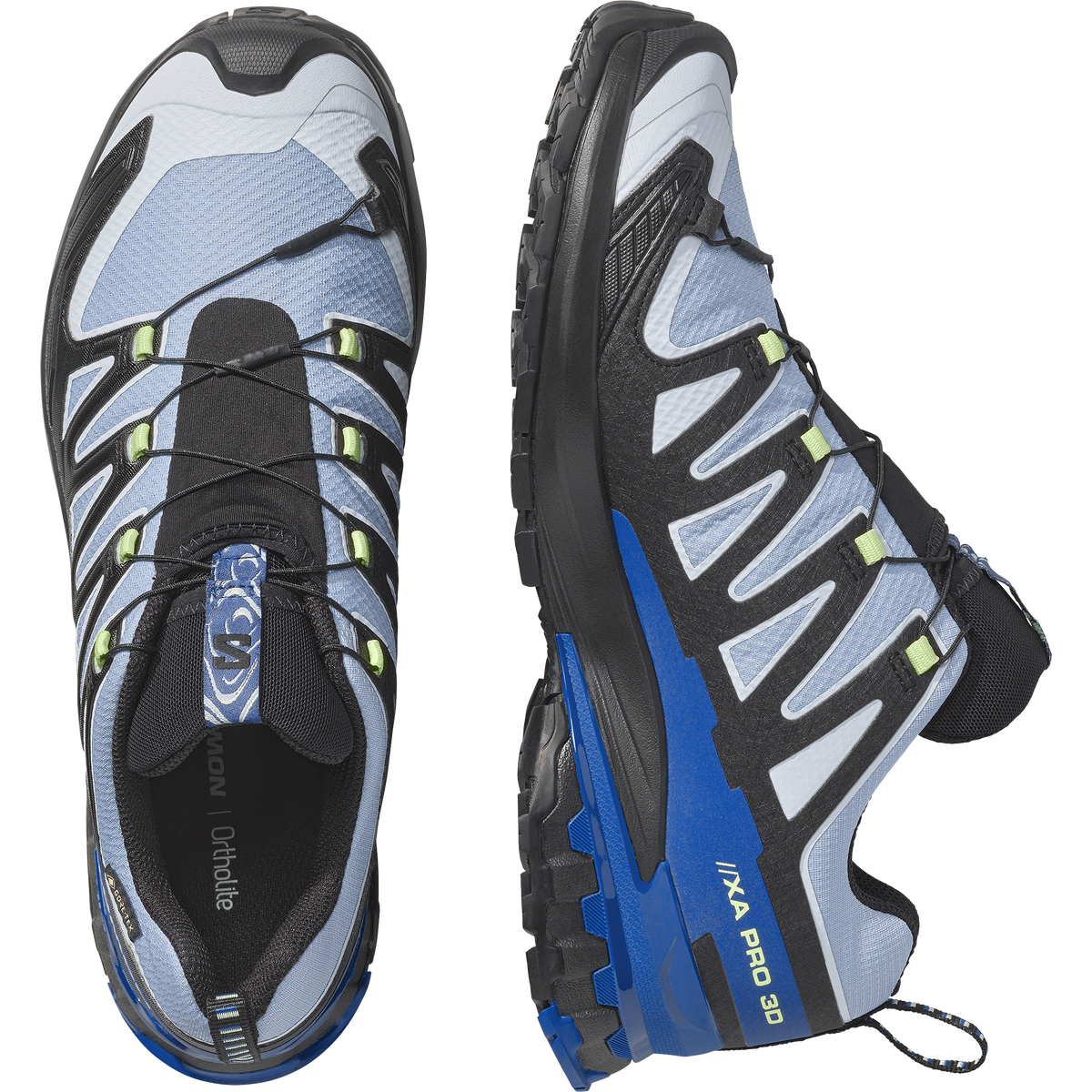 Salomon XA PRO 3D V9 GORE-TEX STORM Homme - Black / Brunnera Blue / Surf The Web - vue 2