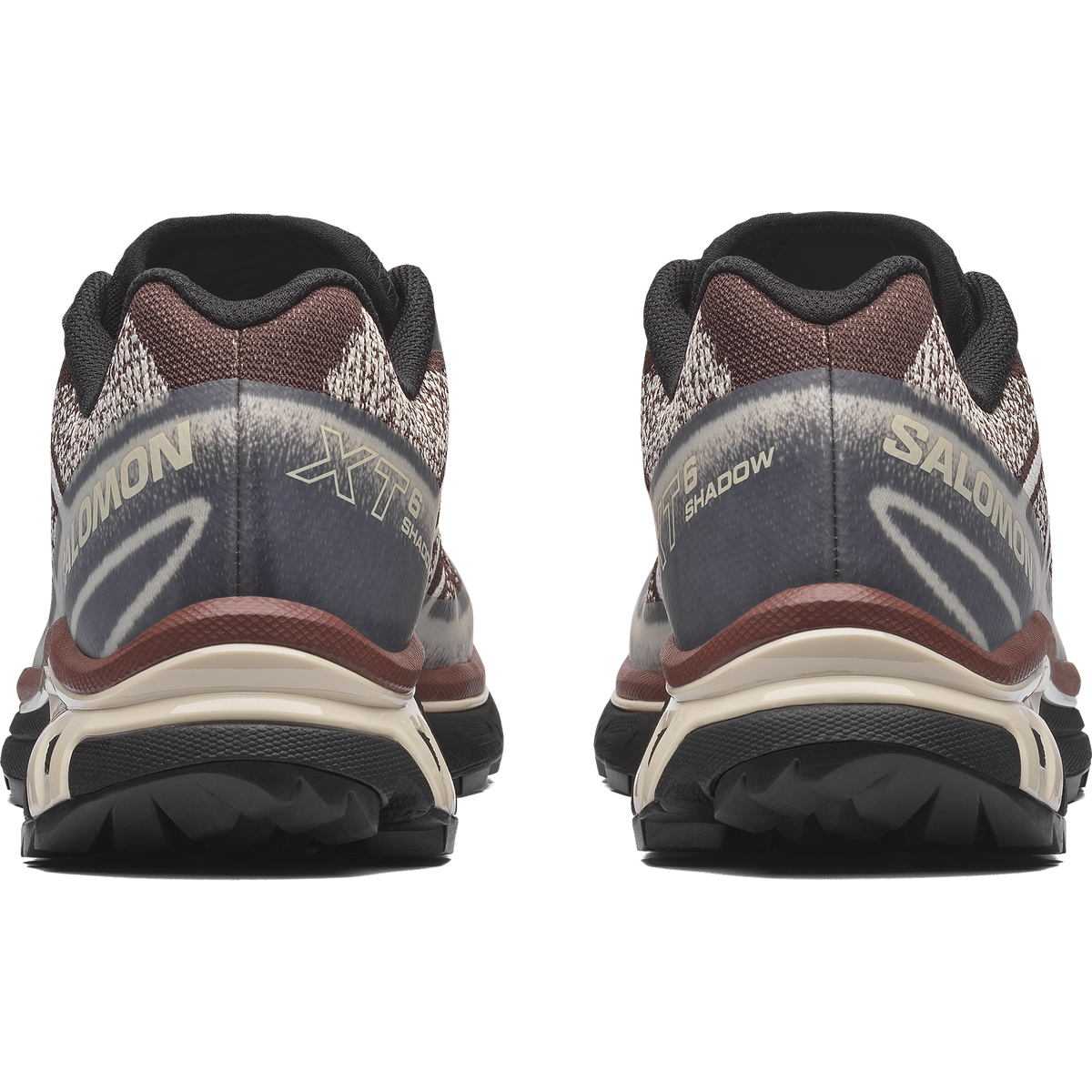 Salomon XT-6 SHADOW Unisexe - Almond Milk / Black Coffee / Bitter Chocolate - vue 4