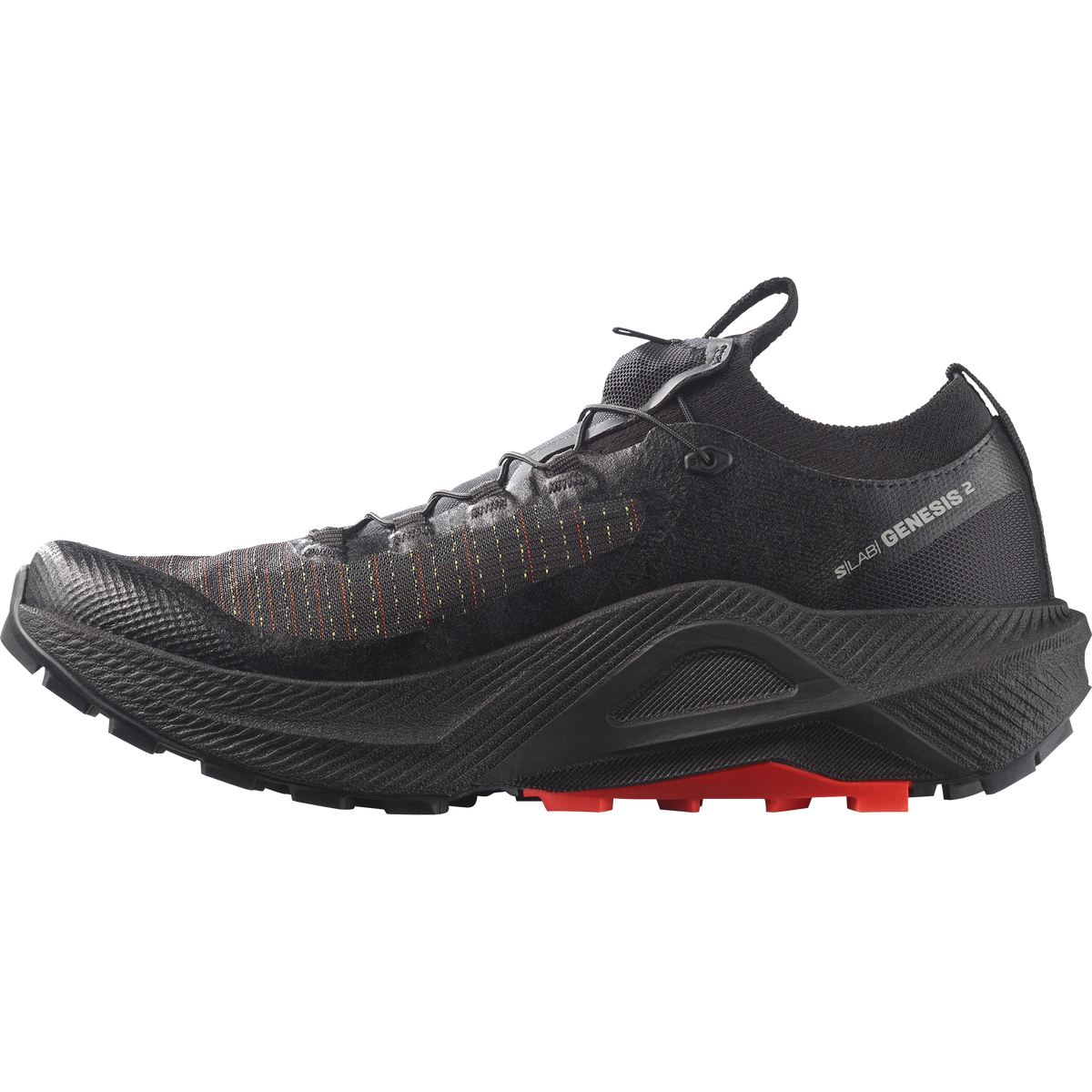 Salomon S/LAB GENESIS 2 Unisexe - Black / Black / Fiery Red - vue 4