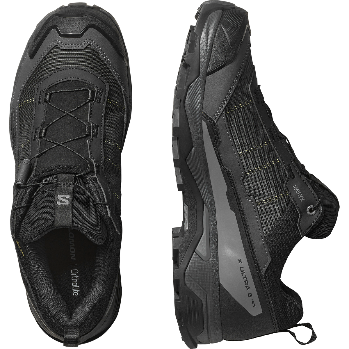Salomon X ULTRA 5 WIDE GORE-TEX Homme - Black / Asphalt / Castlerock - vue 2