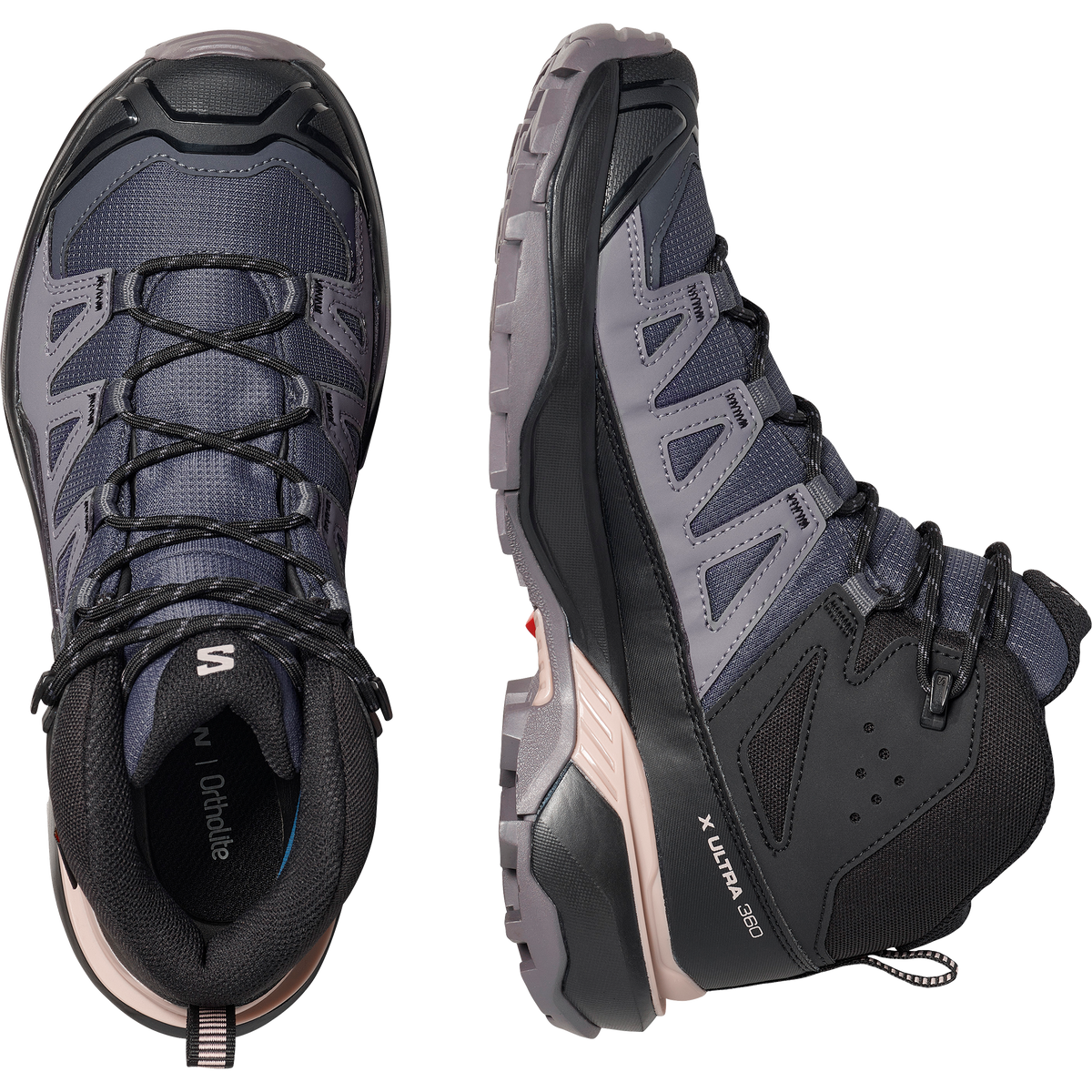 Salomon X ULTRA 360 MID GORE-TEX Femme - Nine Iron / Excalibur / Shadow Gray - vue 2