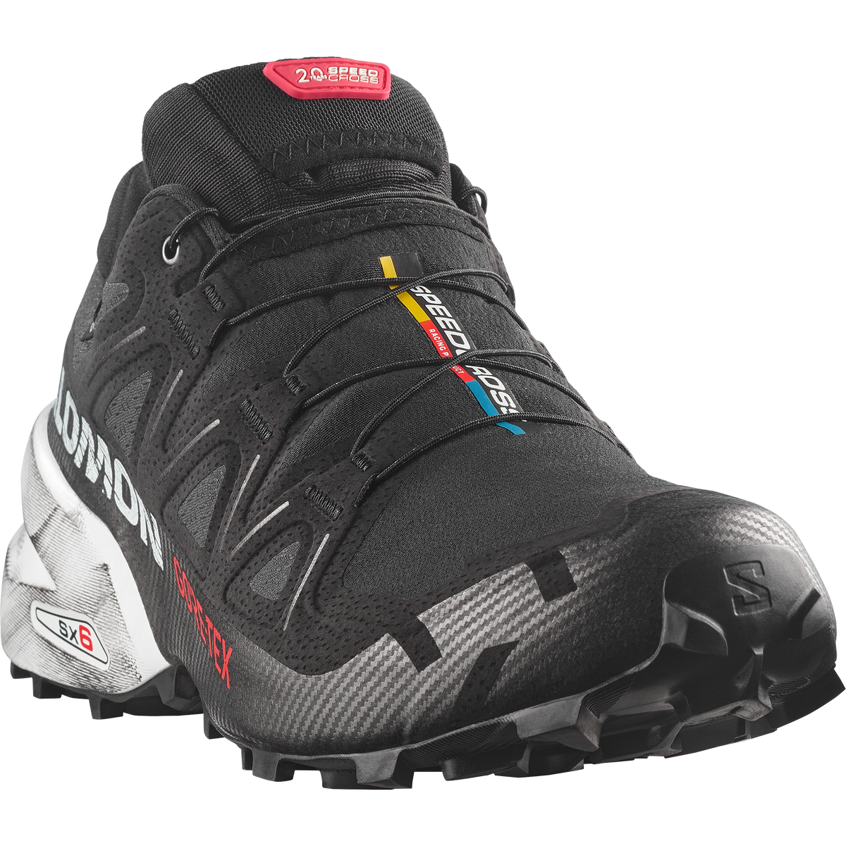 Salomon SPEEDCROSS 6 GORE-TEX 20 YEARS Unisexe - Black / White / Fiery Red - vue 5