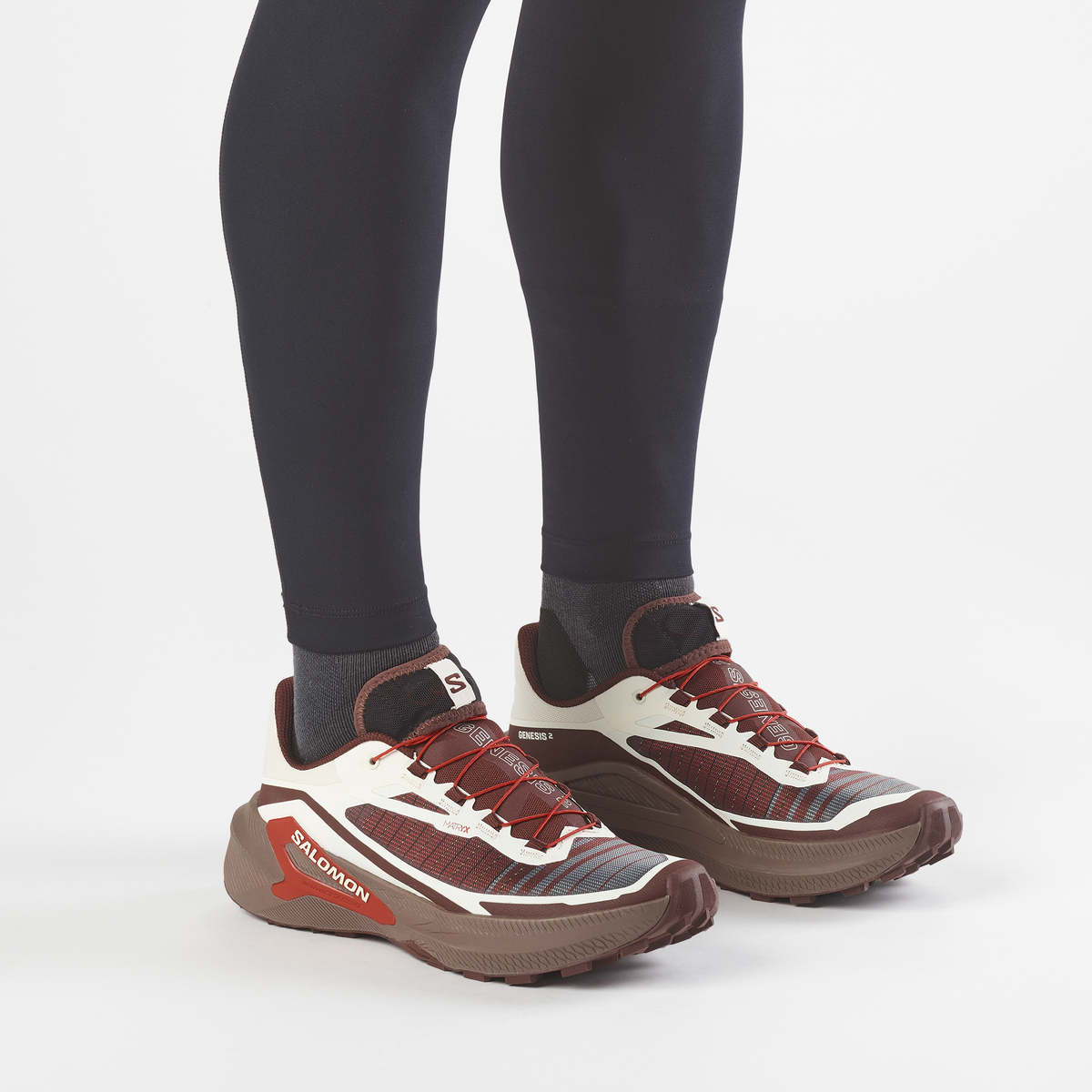 Salomon GENESIS 2 Homme - Vanilla Ice / Iron / Lava Falls - vue 5