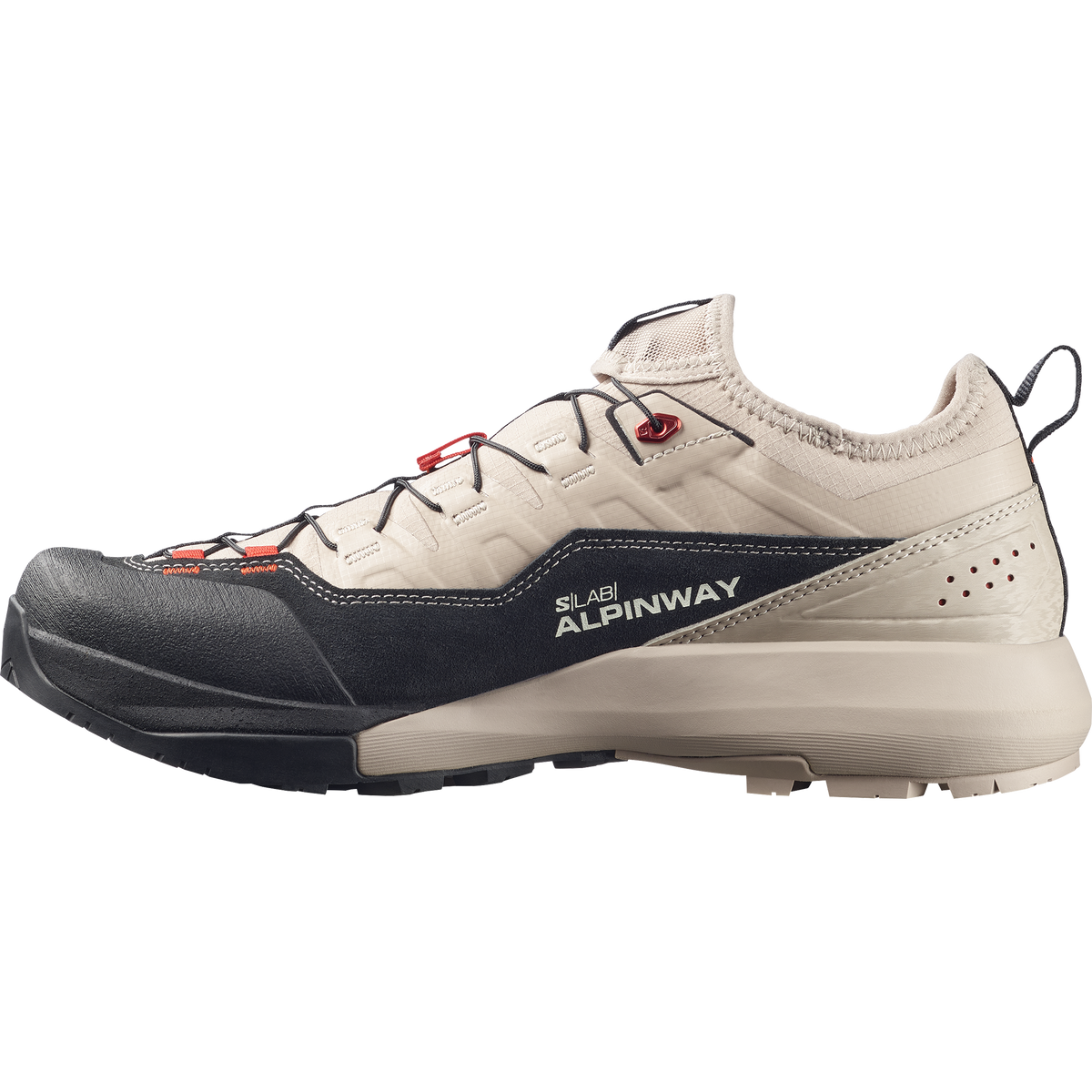 Salomon S/LAB ALPINWAY Unisexe - Goat / Black / Fiery Red - vue 3