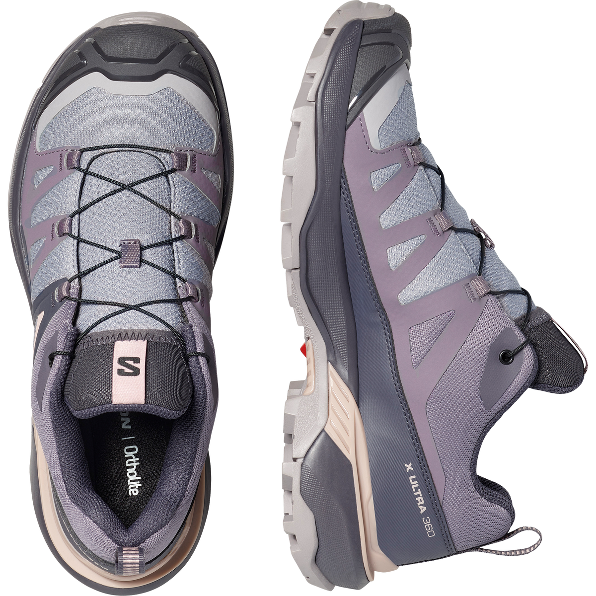 Salomon X ULTRA 360 Femme - Gull / Nine Iron / Shadow Gray - vue 2