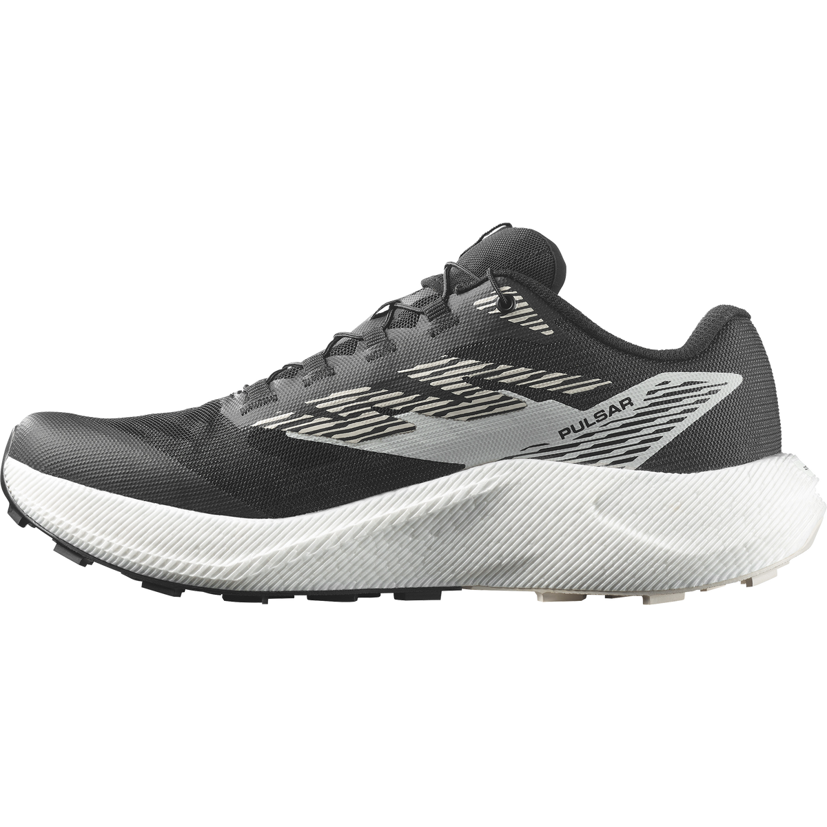 Salomon PULSAR Homme - Black / Lunar Rock / White - vue 3