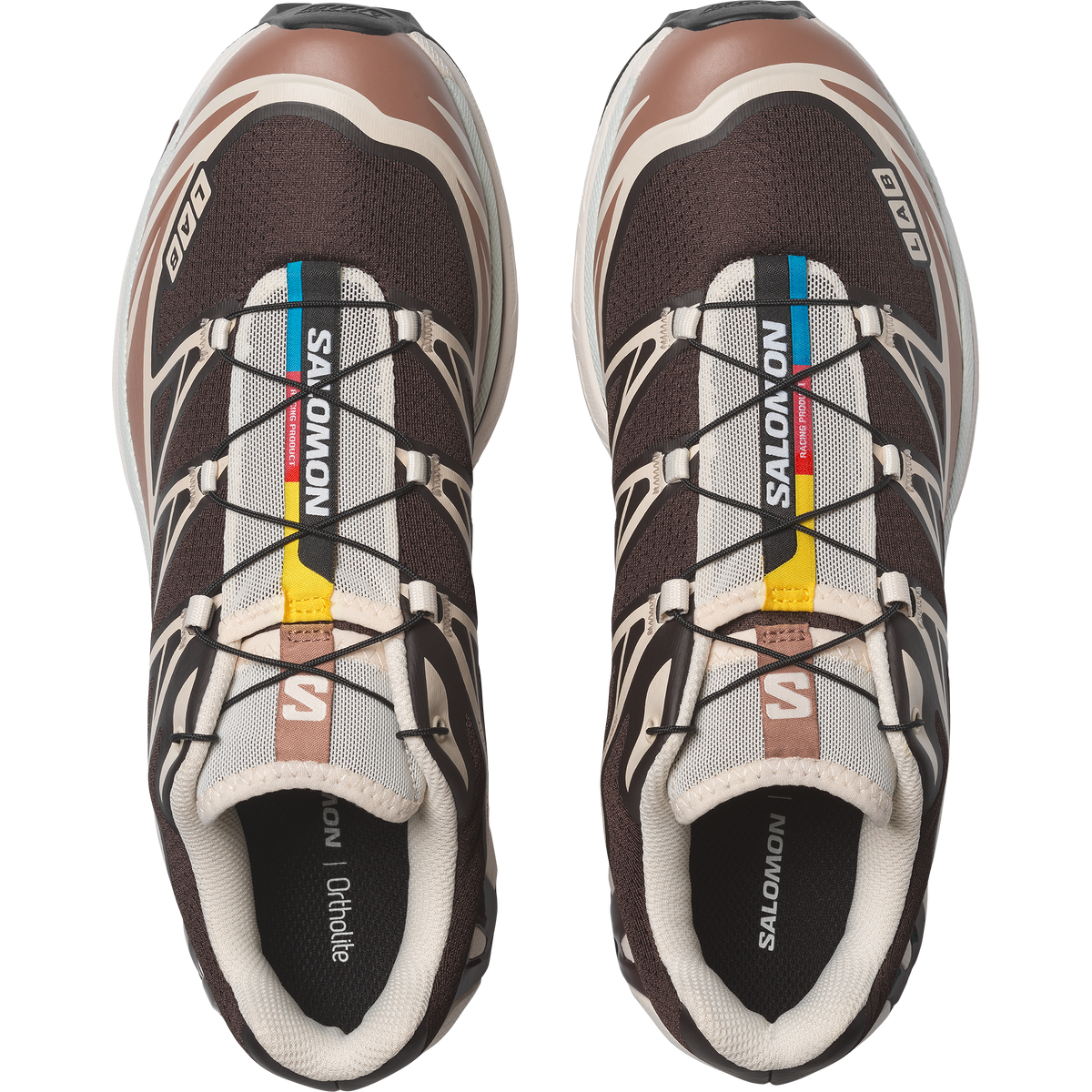 Salomon XT-6 Unisexe - Black Coffee / Burro / Bitter Chocolate - vue 2