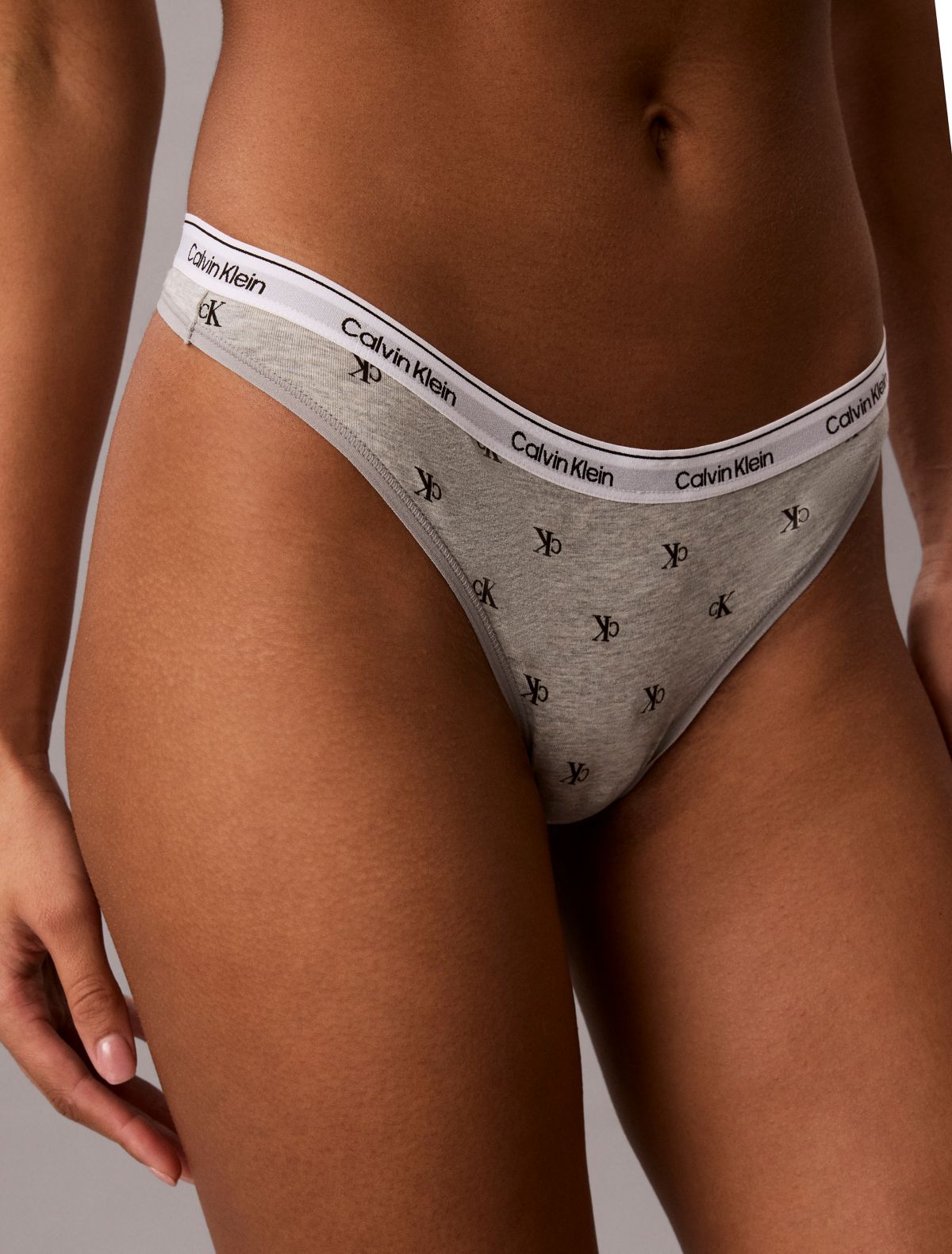 Icon Logo Thong - Diamond Logo Grey Heather
