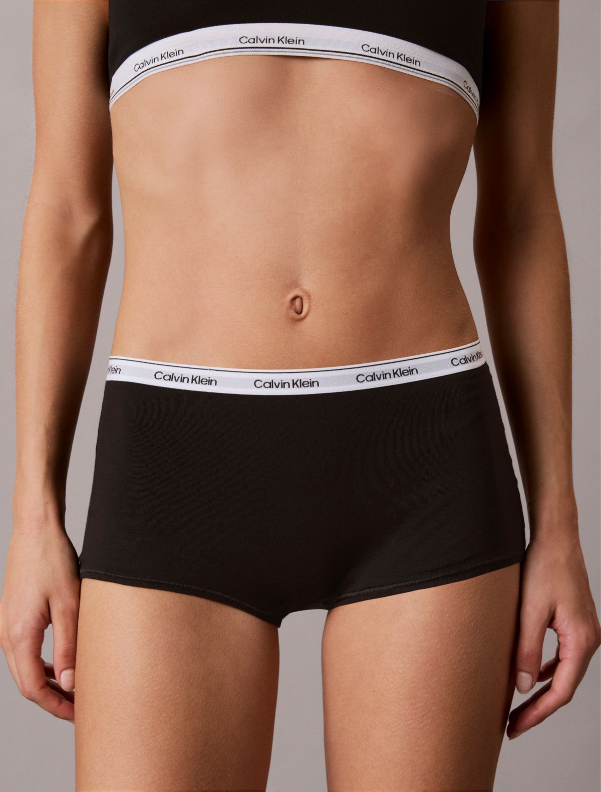 Icon Logo Boyshort - Black