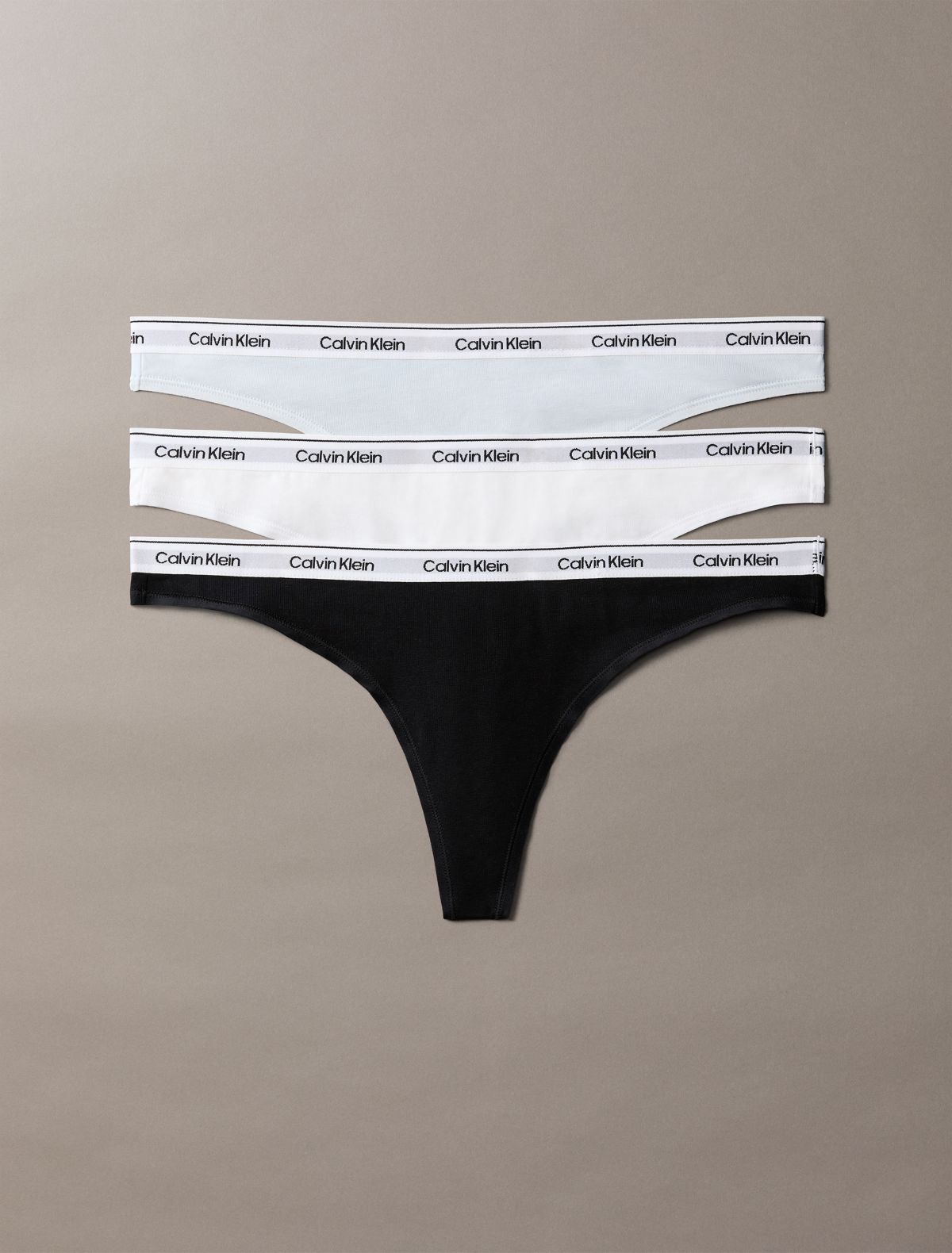 Icon Logo 3-Pack Low Rise Thong - Multi