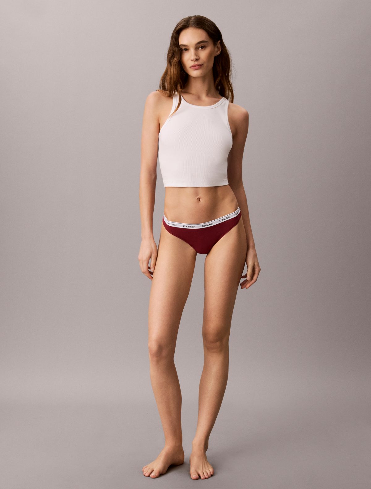 Icon Logo 3-Pack Low Rise Thong - Established Red Multi