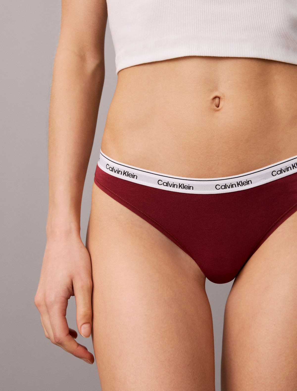 Icon Logo 3-Pack Low Rise Thong - Established Red Multi