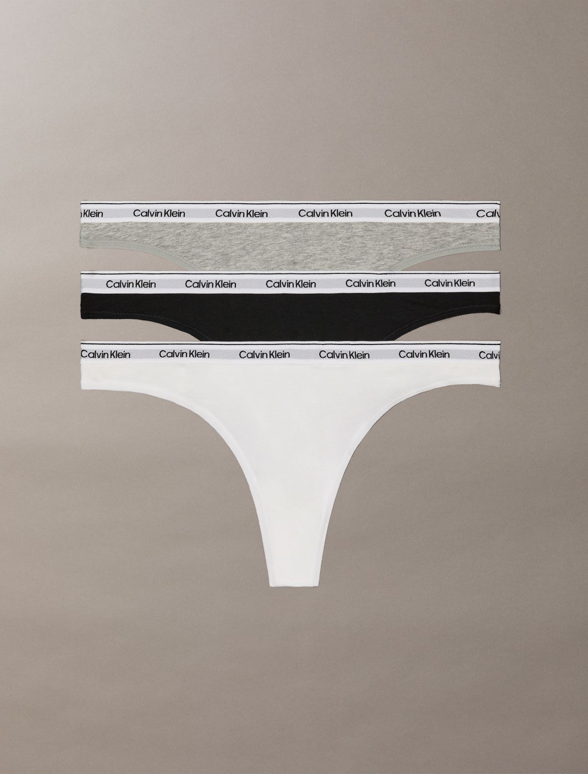 Icon Logo 3-Pack Low Rise Thong - Multi