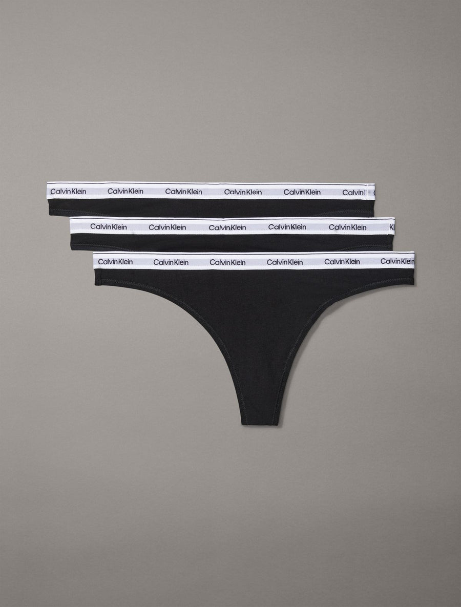 Icon Logo 3-Pack Low Rise Thong