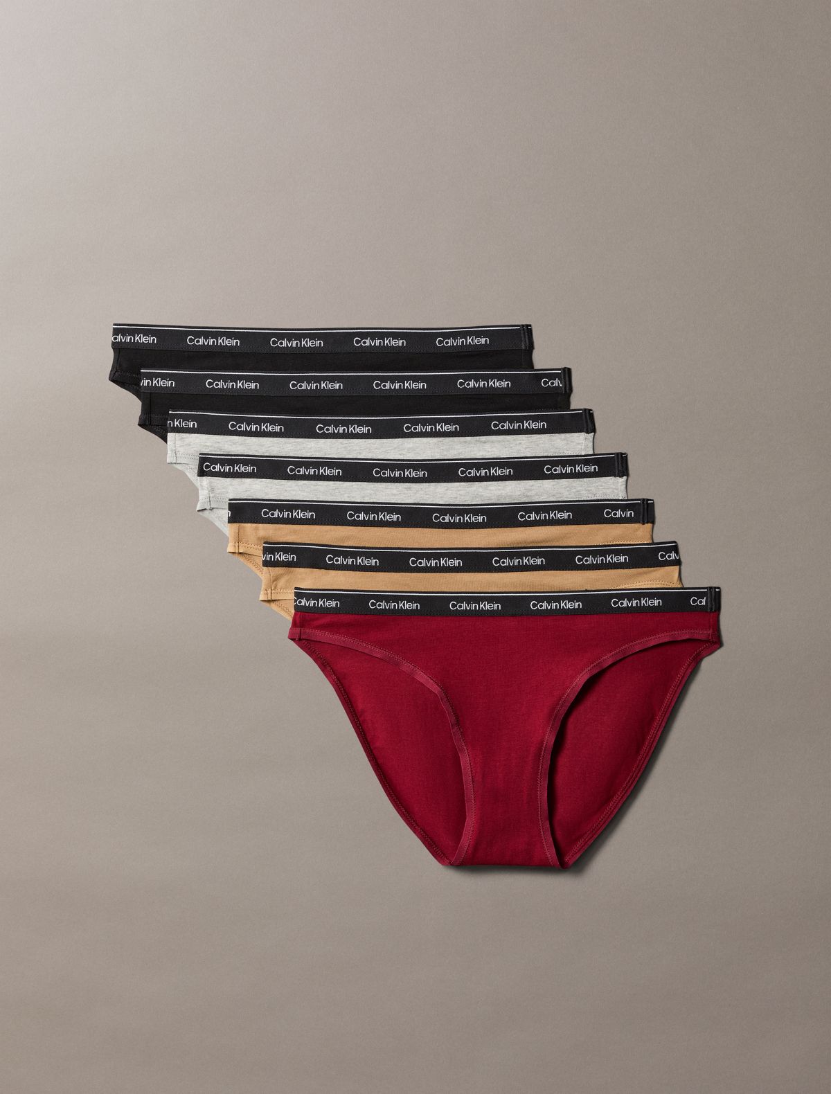 Icon Logo 7-Pack Bikini - Rouge Multi