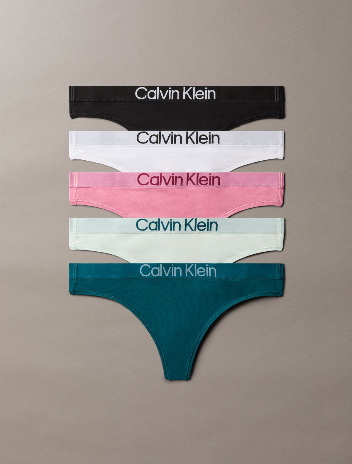Maximum Cotton 5-Pack Thong - Calm Pink Multi