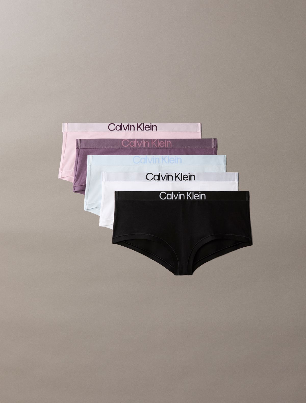 Extra Soft Cotton Stretch 5-Pack Boyshort - Orchid Multi