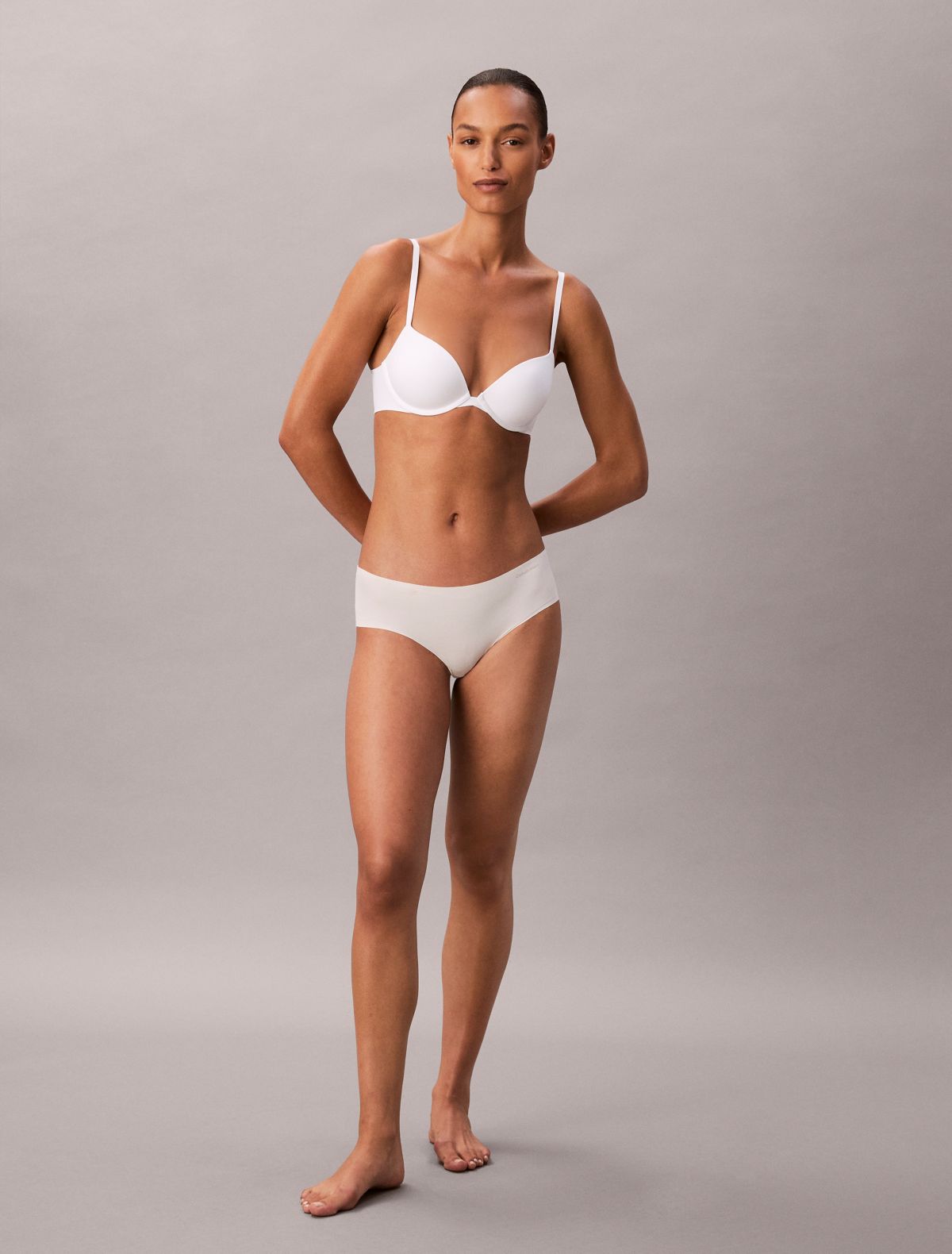 Perfectly Fit Push Up Plunge Bra - White