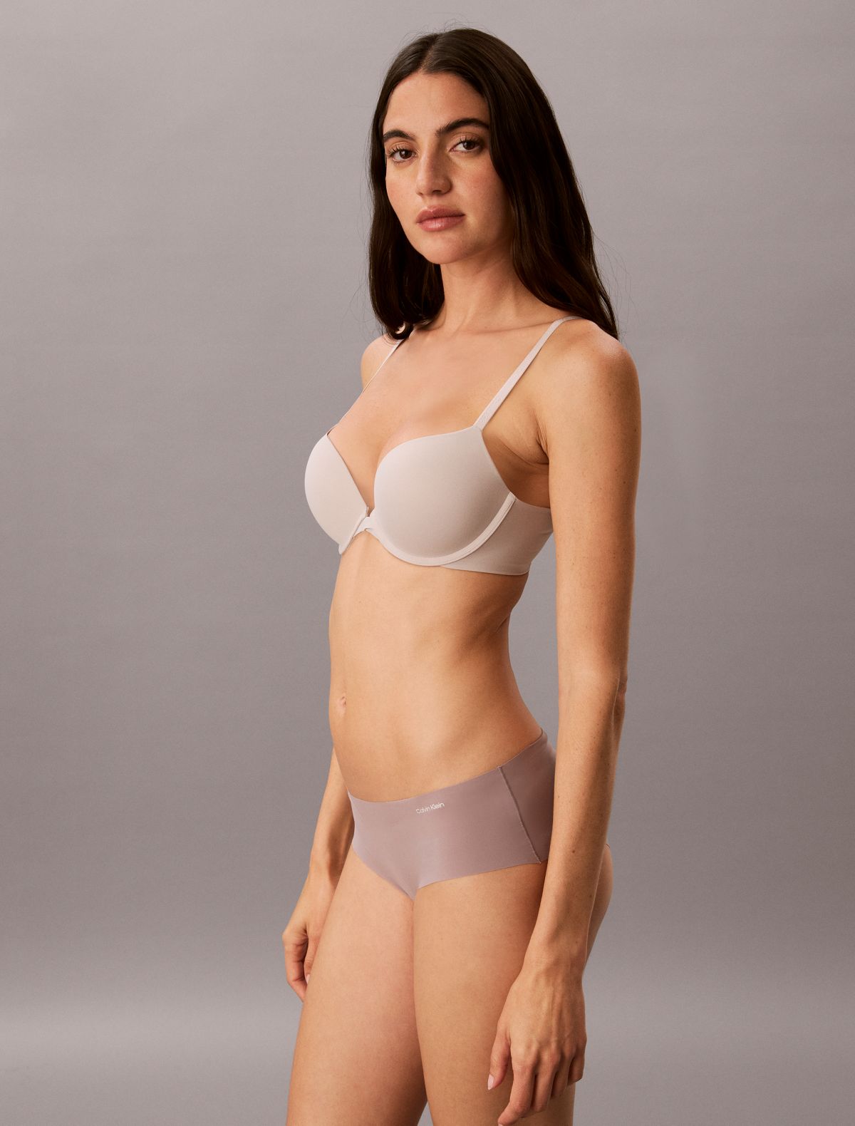 Perfectly Fit Push Up Plunge Bra - Ashes Of Roses