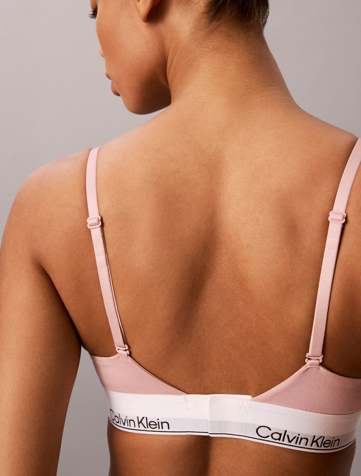 Icon Cotton Modal Lightly Lined Triangle Bralette - Subdued    
