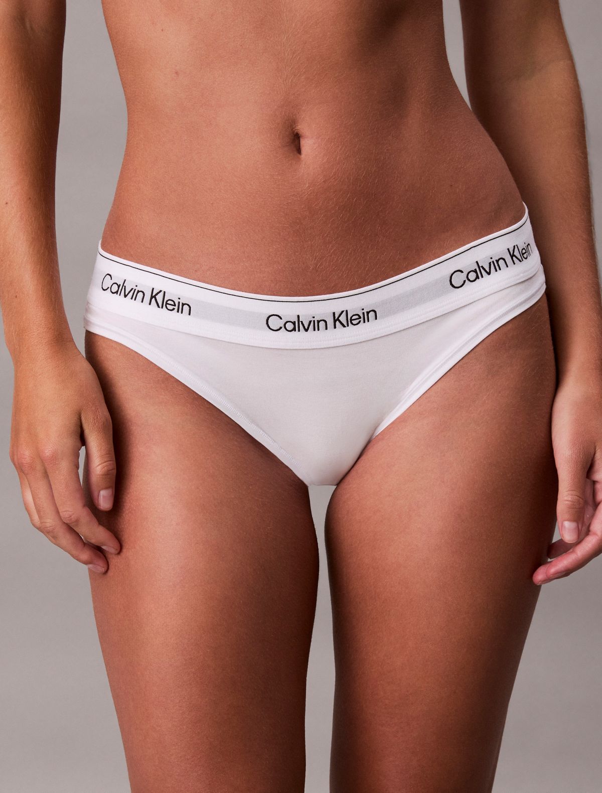 Icon Cotton Modal Bikini - White