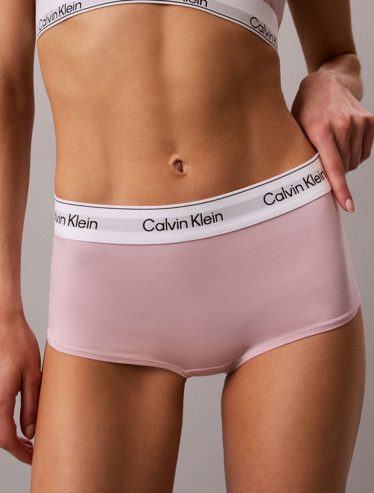Icon Cotton Modal Boyshort - Hawaii Orchid