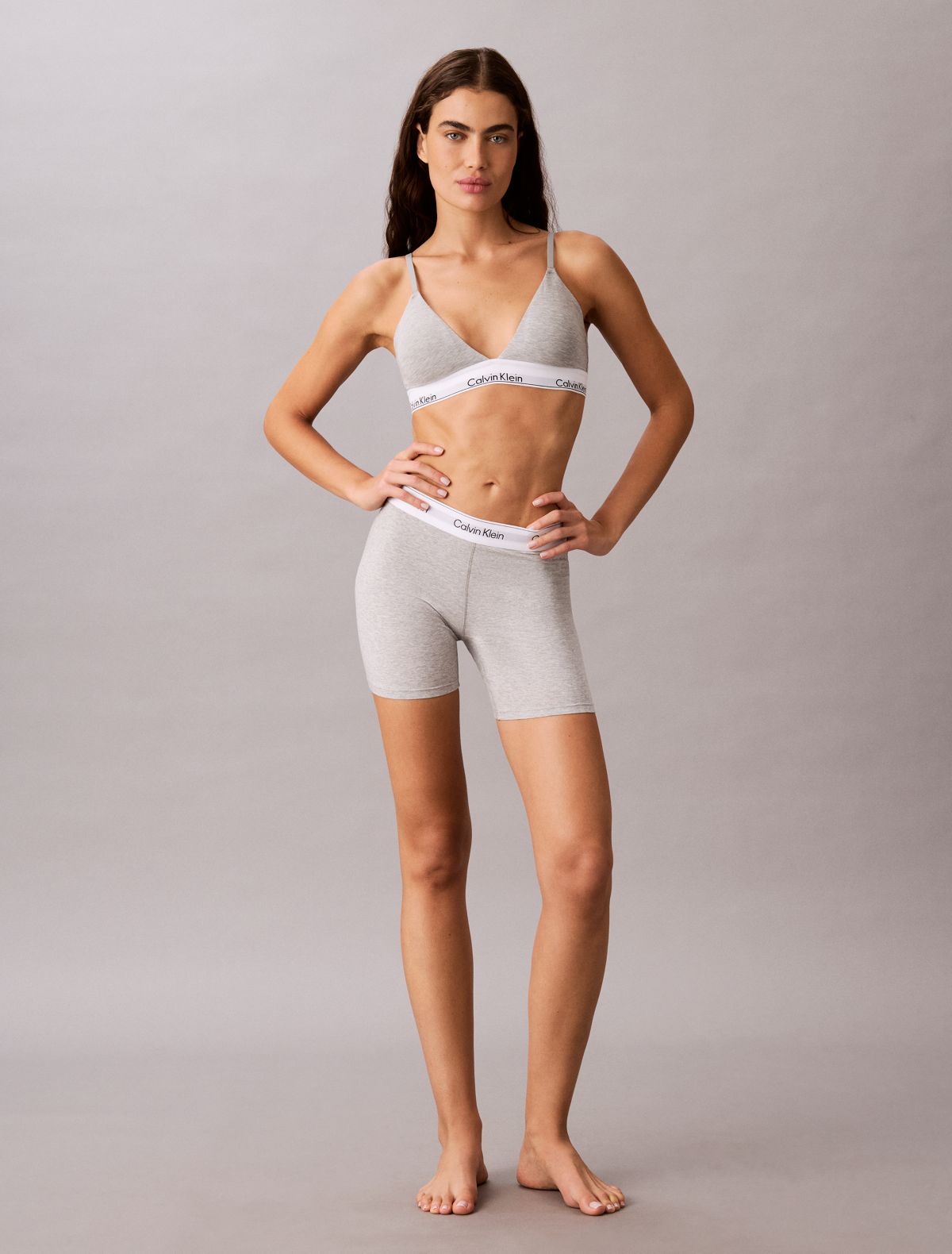 Icon Cotton Modal Boxer Brief - Grey Heather