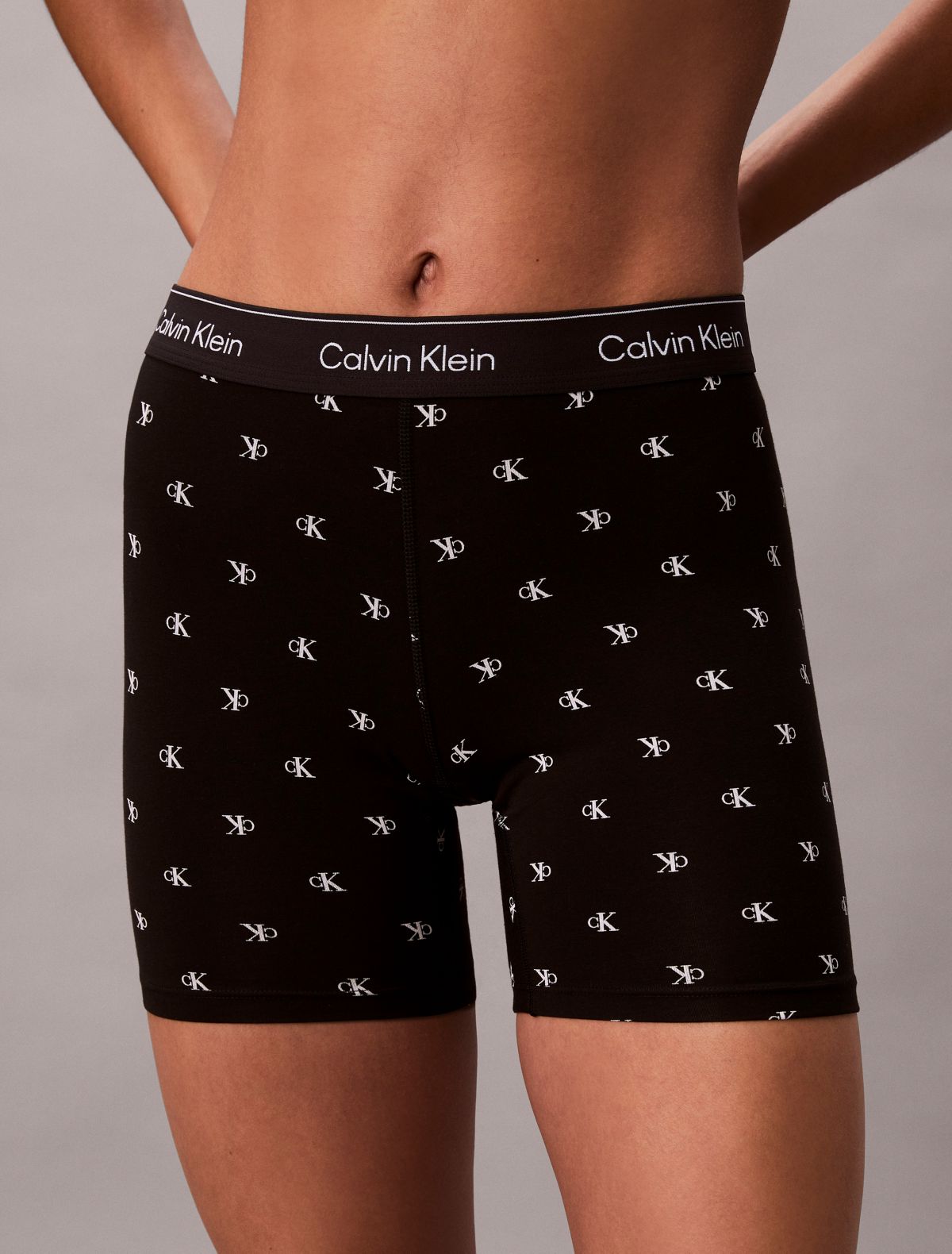 Icon Cotton Modal Boxer Brief - Oyster Grey