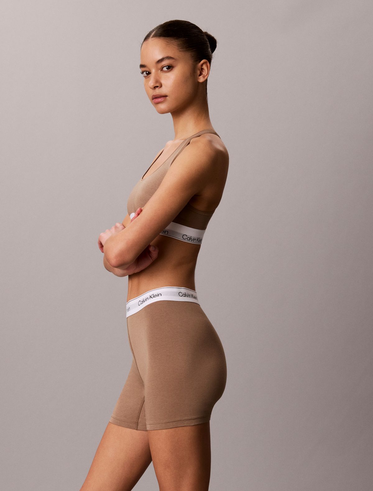 Icon Cotton Modal Boxer Brief - Soft Mocha 