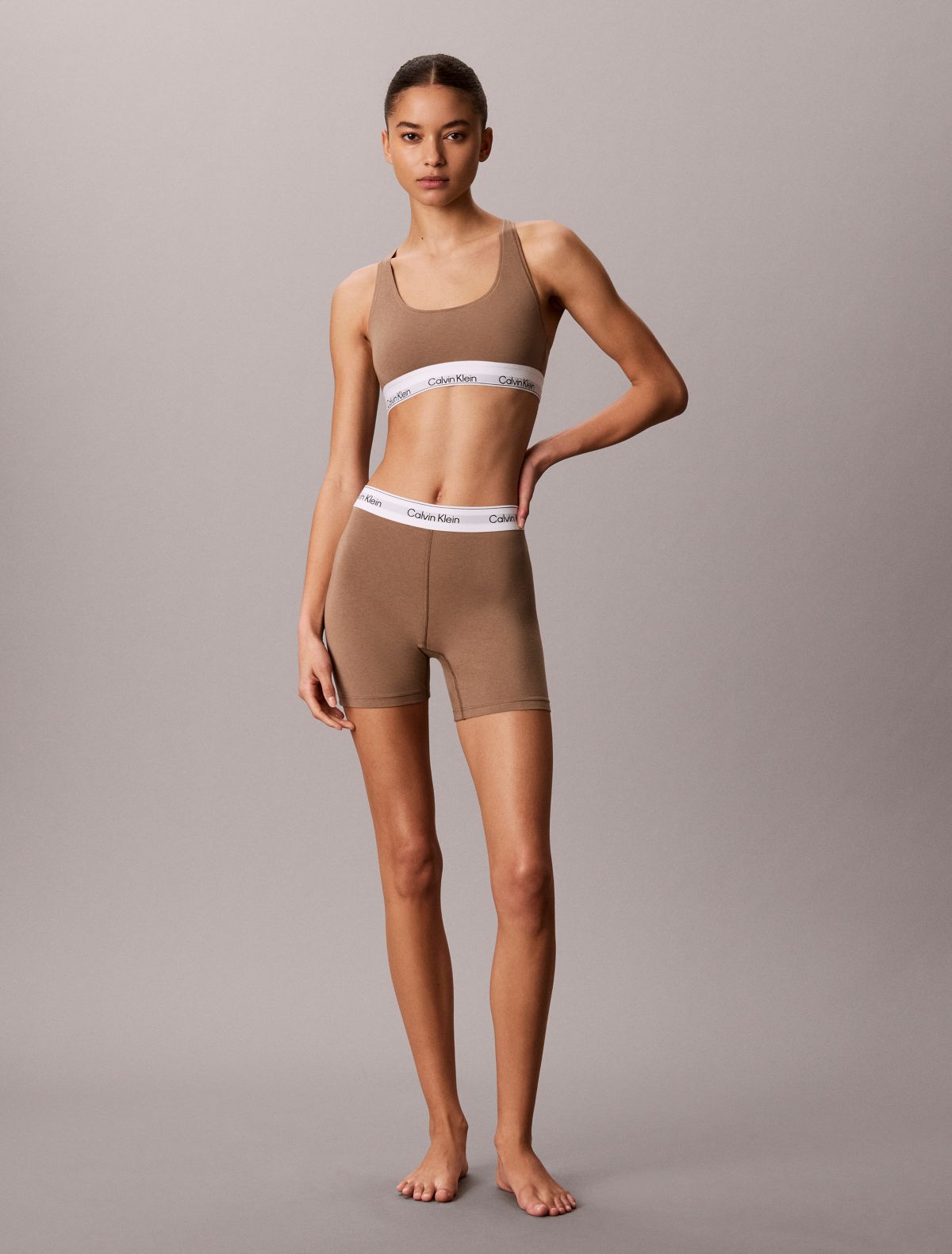 Icon Cotton Modal Boxer Brief - Soft Mocha 